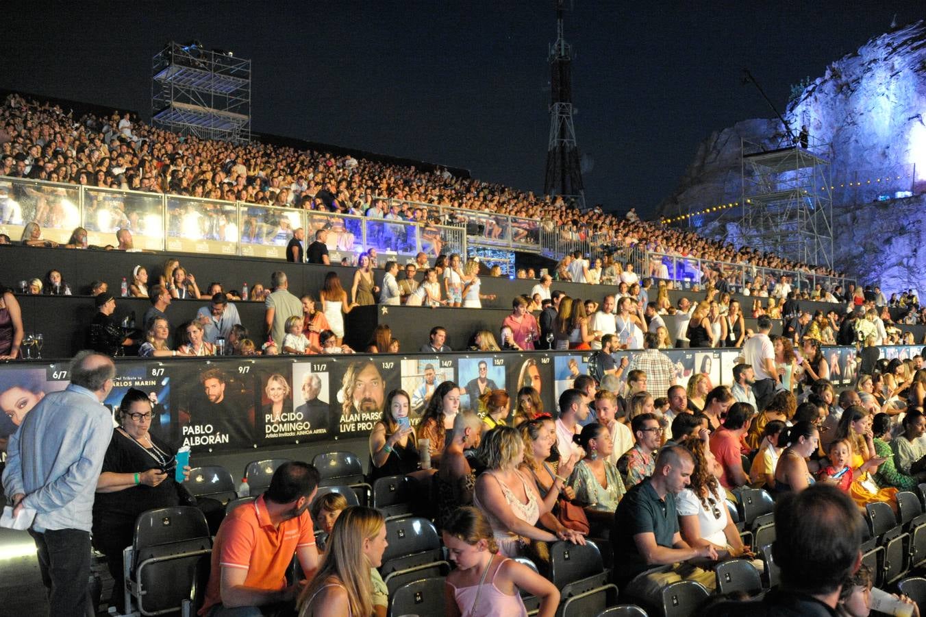 Concierto de Camilo en Starlite en Marbella. 