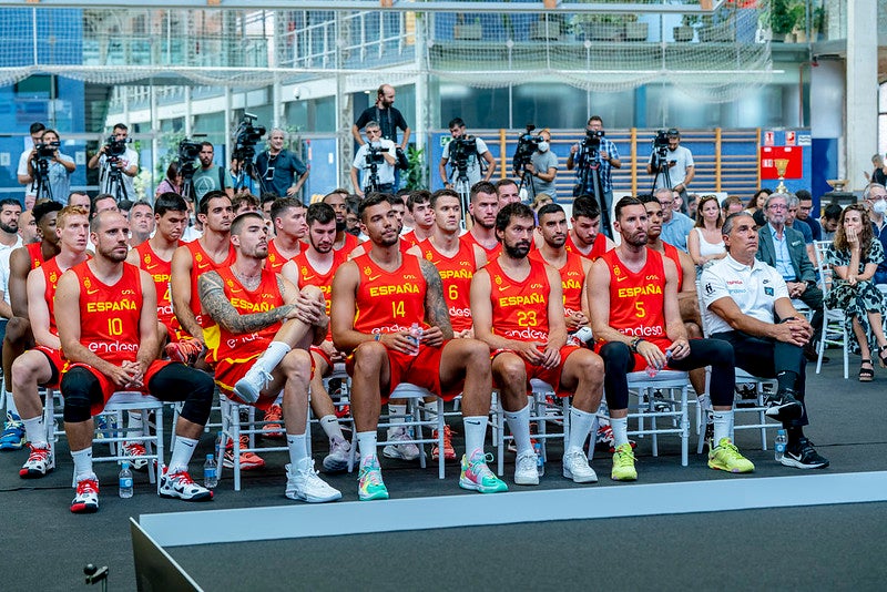 Fotos: España mira al Europeo con los tres jugadores del Unicaja