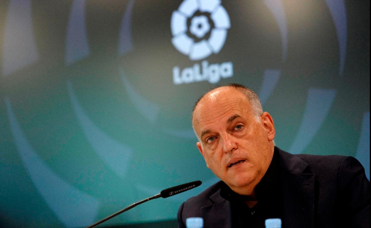 Javier Tebas, presidente de LaLiga.