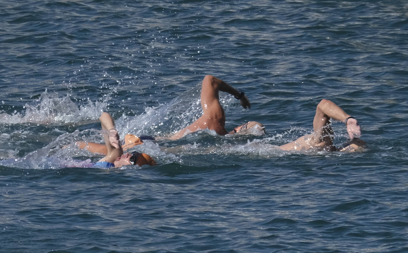 Más de medio millar de nadadores participaron en la prueba 