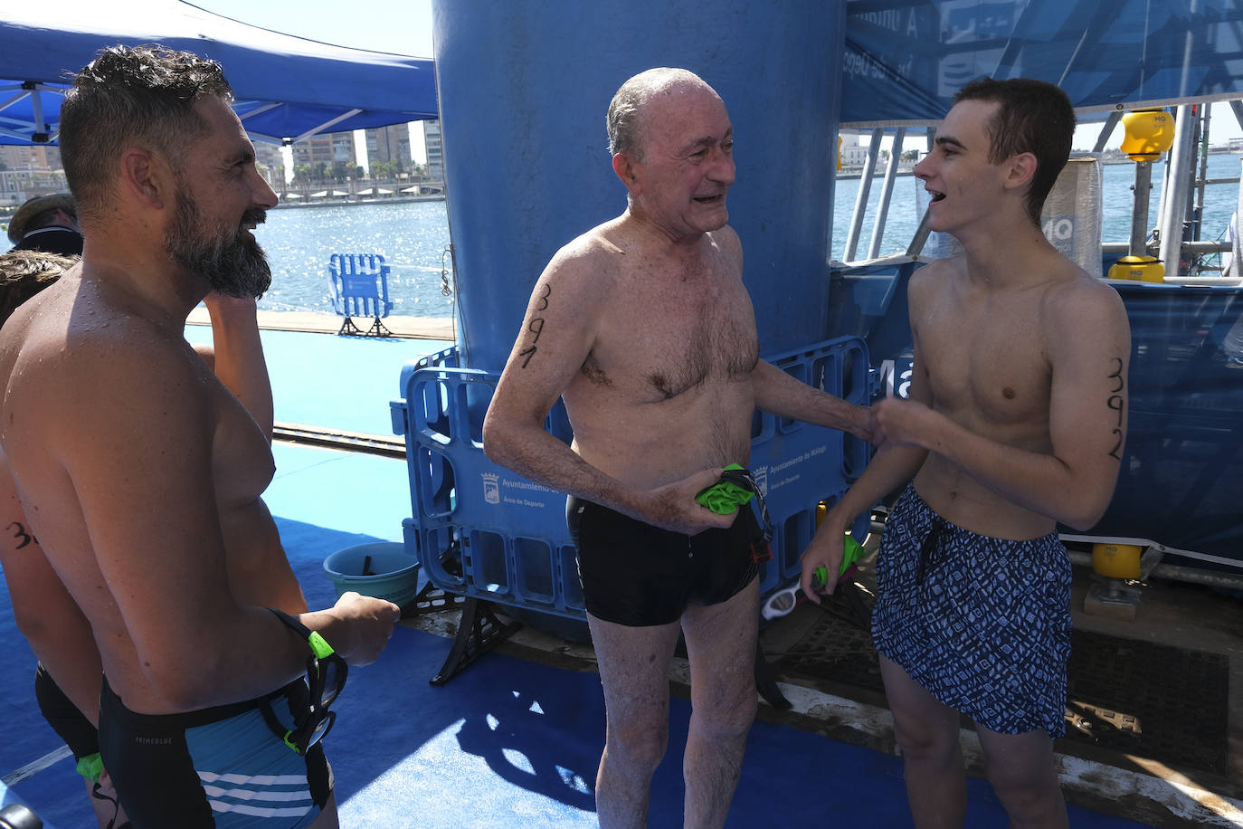 Más de medio millar de nadadores participaron en la prueba 