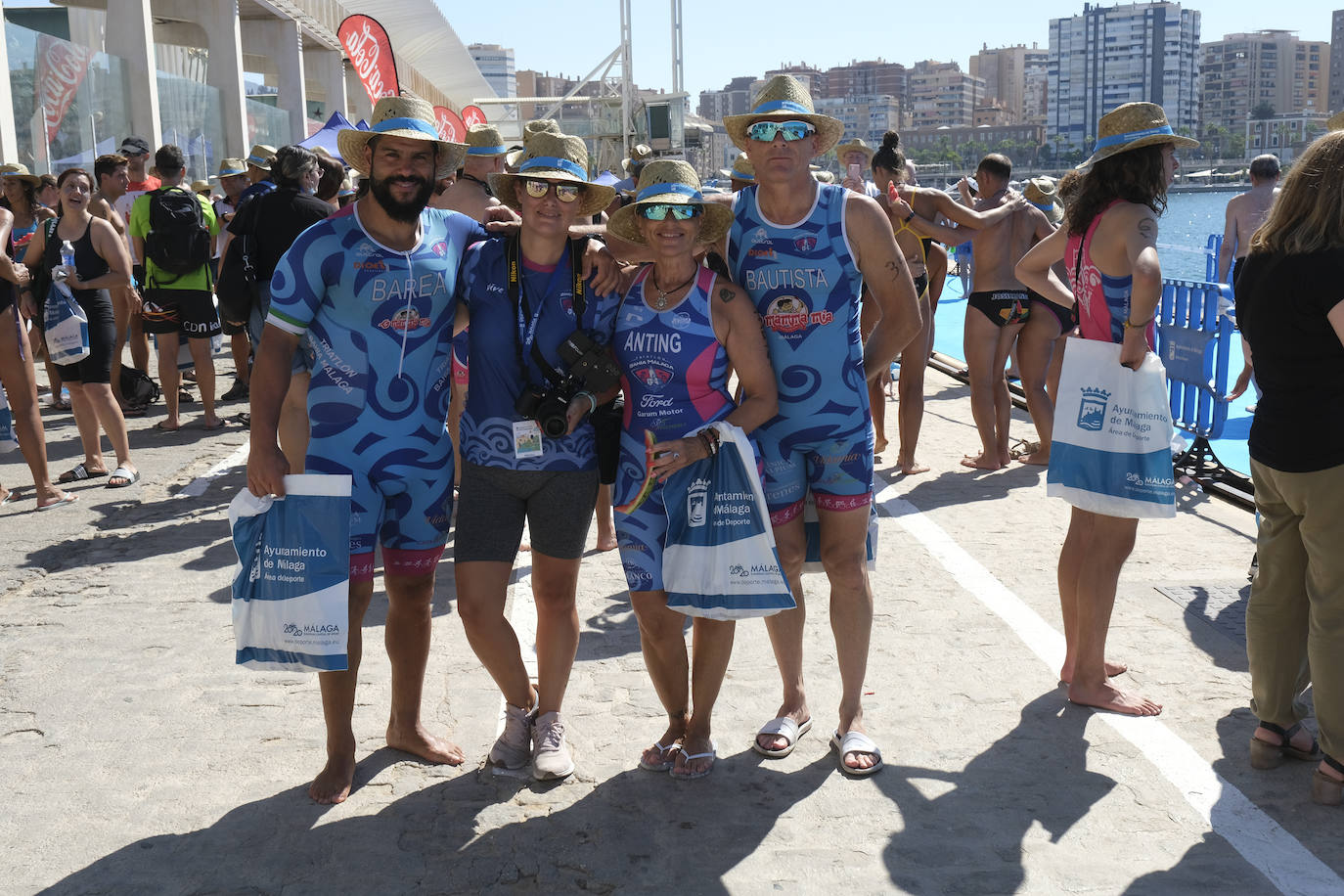 Más de medio millar de nadadores participaron en la prueba 