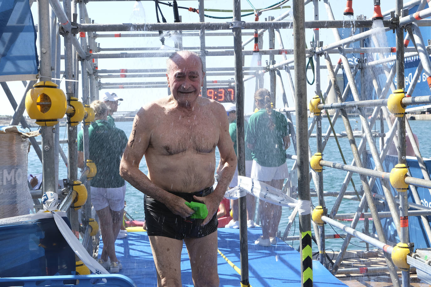 Más de medio millar de nadadores participaron en la prueba 