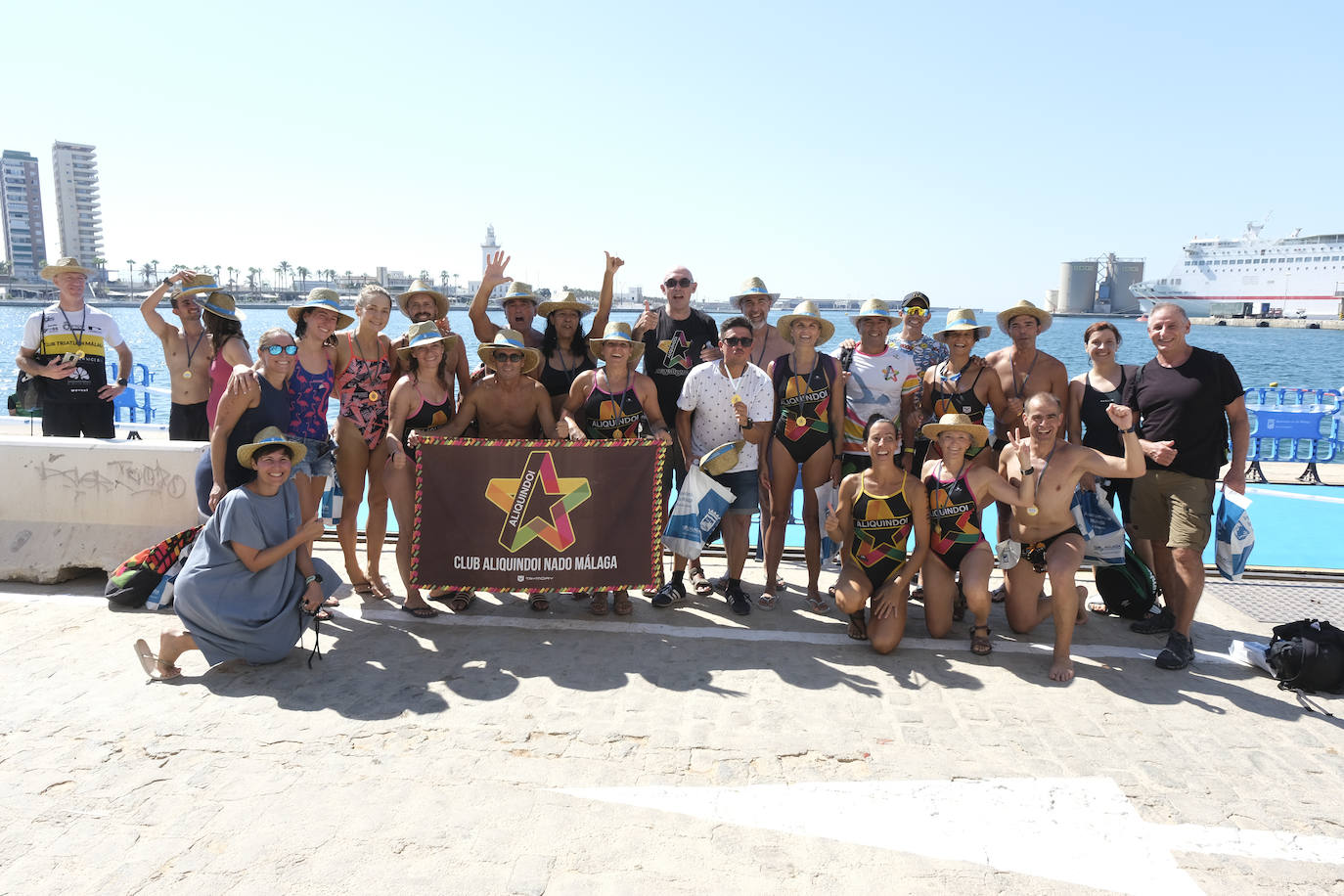 Más de medio millar de nadadores participaron en la prueba 