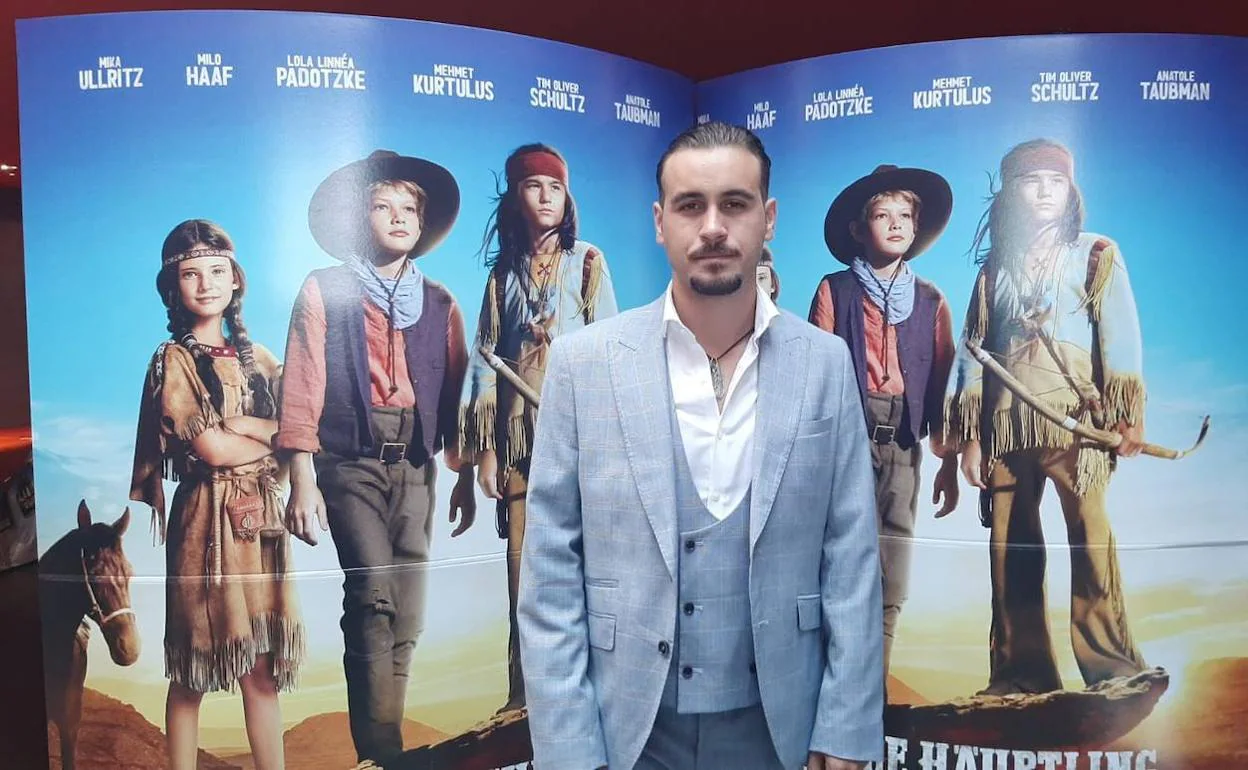 El actor malagueño Gonzalo Cortés ha vivido su debut internacional con este western. 