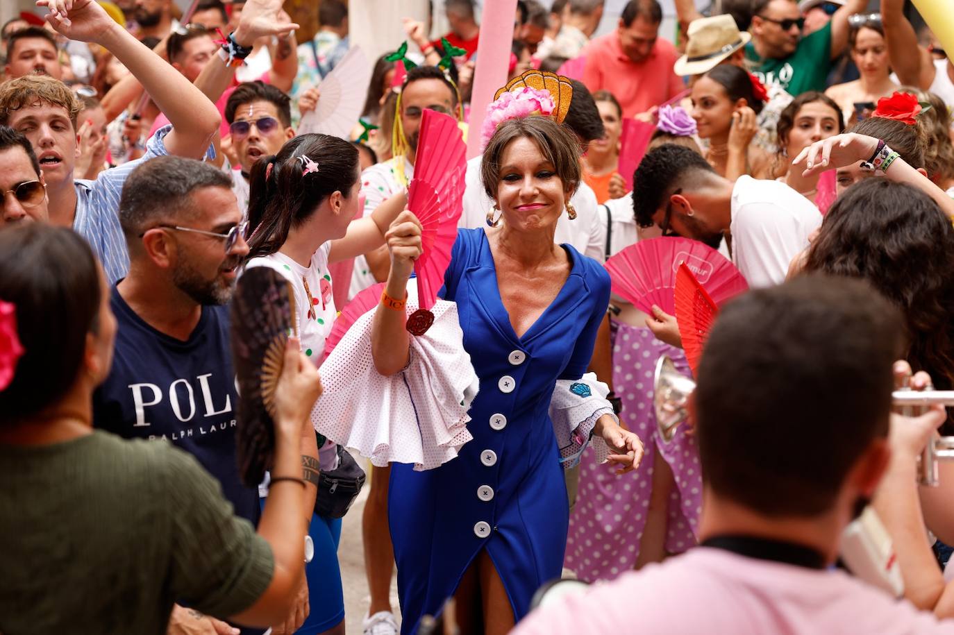 Domingo pletórico de fiesta en la feria del Centro de Málaga