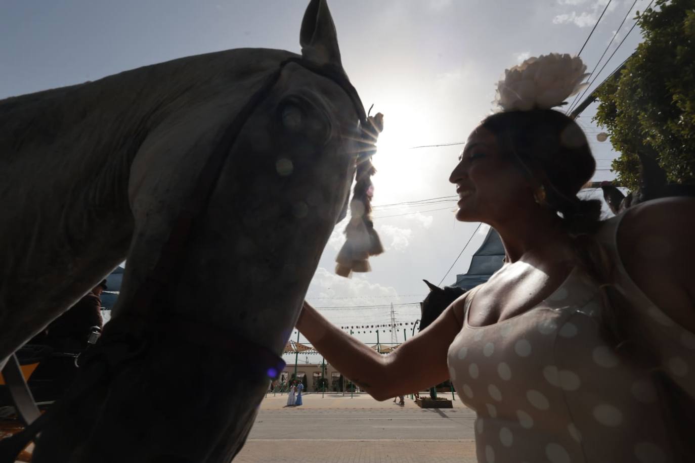 Mayores, familias y caballistas ambientaron el real de la Feria en la tarde del domingo 