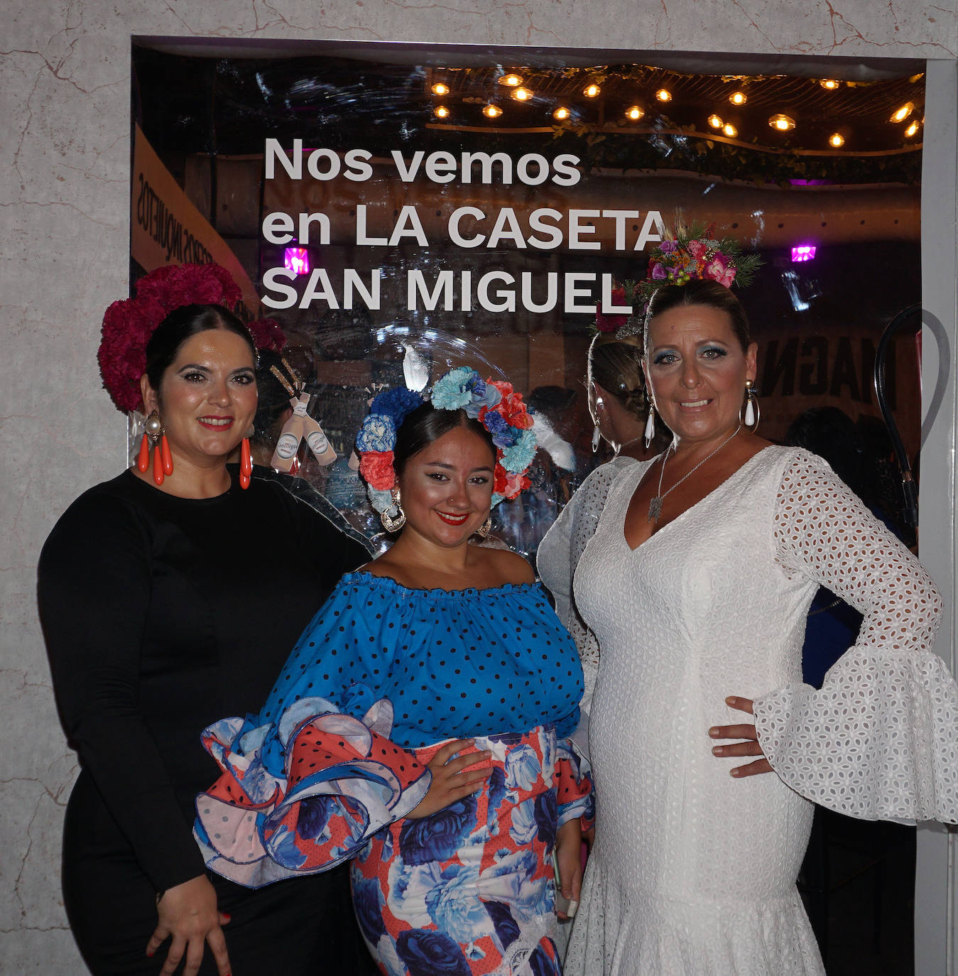 Lorena González, Estrella Lara y Nati Torres.