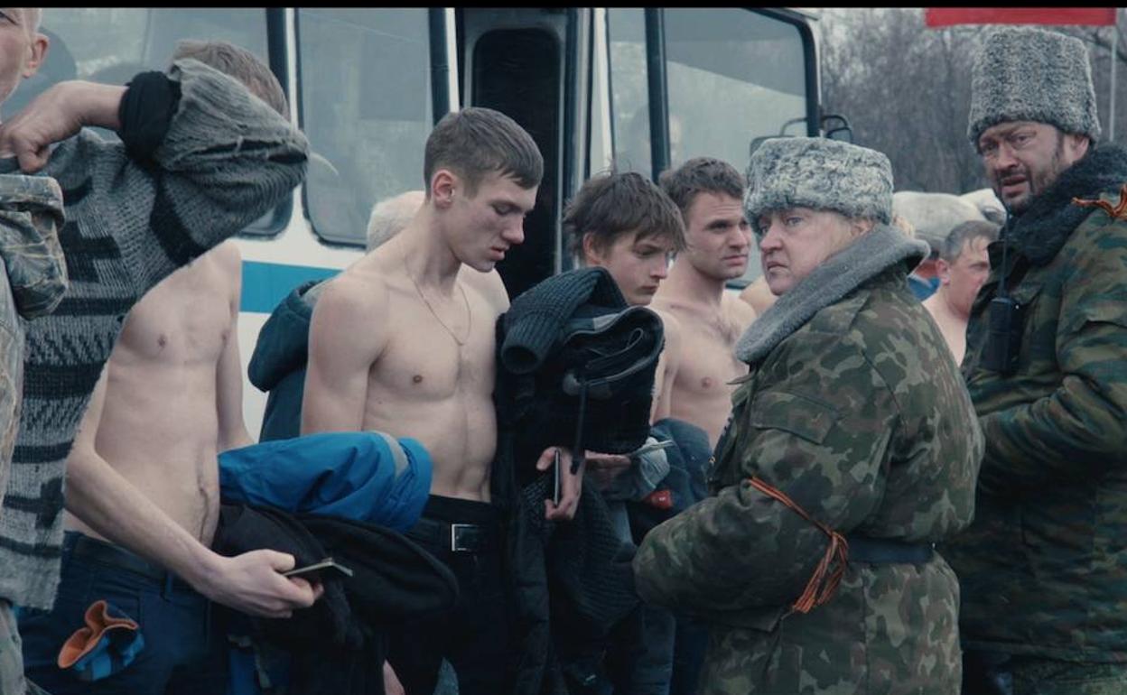 Secuencia de la película 'Donbass', último trabajo de Loznitsa y que fue premiado en Cannes.