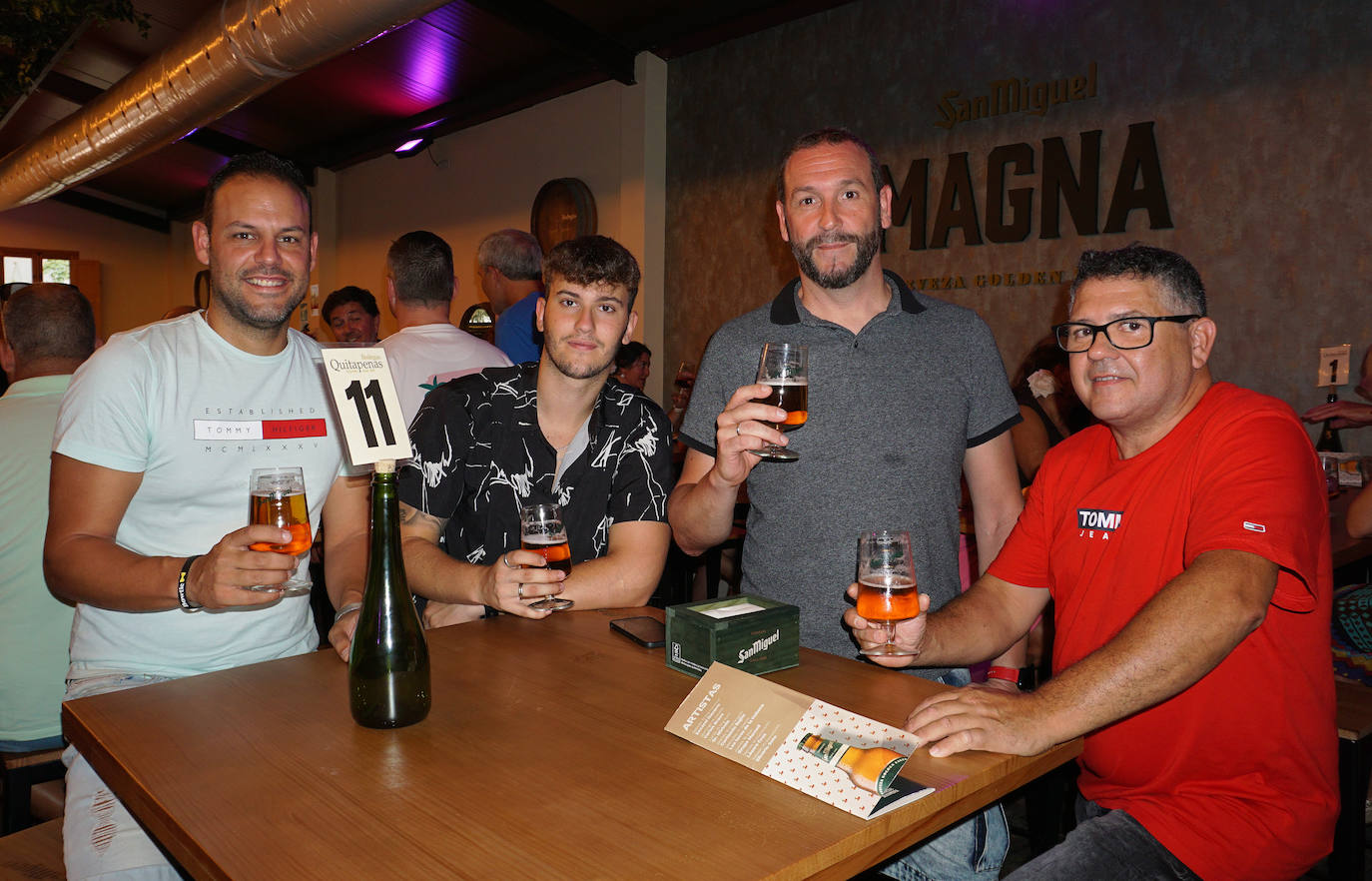 Jesús Luque, Alejandro Aranda, Manuel Trigos y José María Roldán.