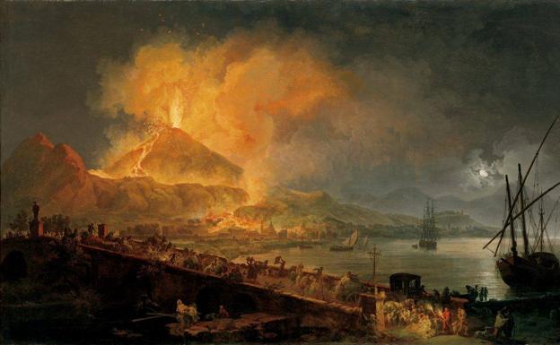 'La erupción del monte Vesubio' (1777), del francés Pierre-Jacques Volaire.
