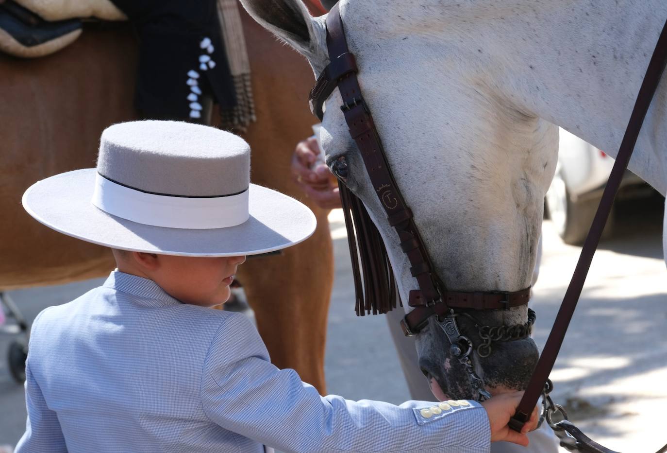 Los caballos volvieron a tener protagonismo en el real de la Feria este viernes 