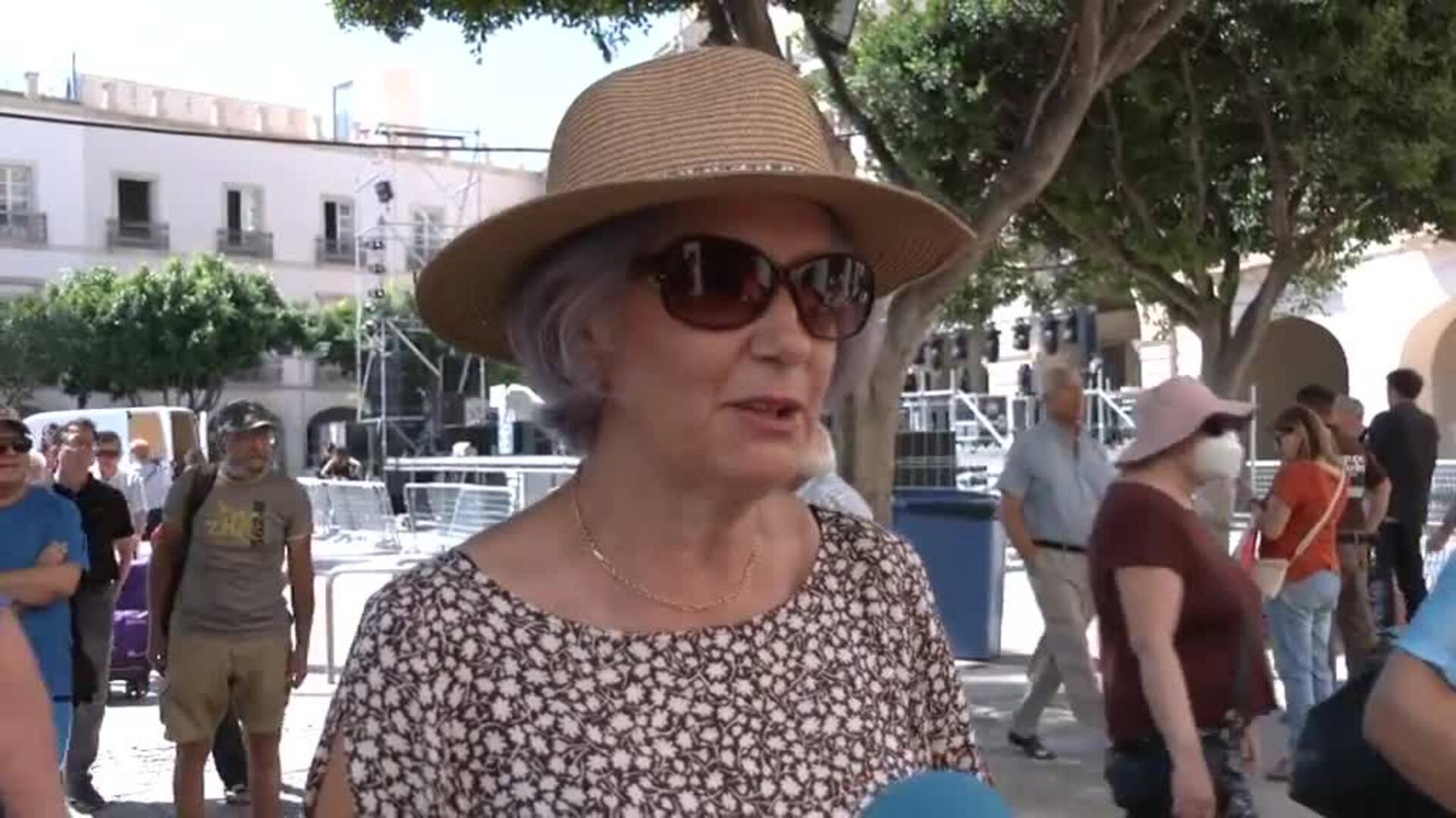 Almería, paralizada por el tradicional abanico de la feria