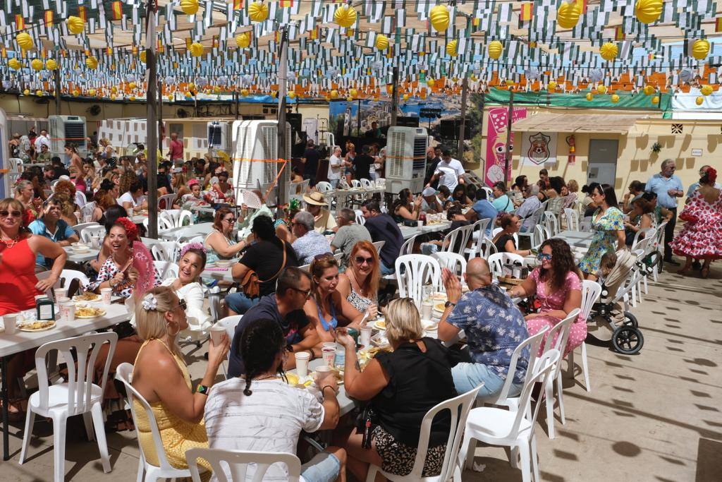 Ambiente del último día de la Feria de Málaga 2022. 