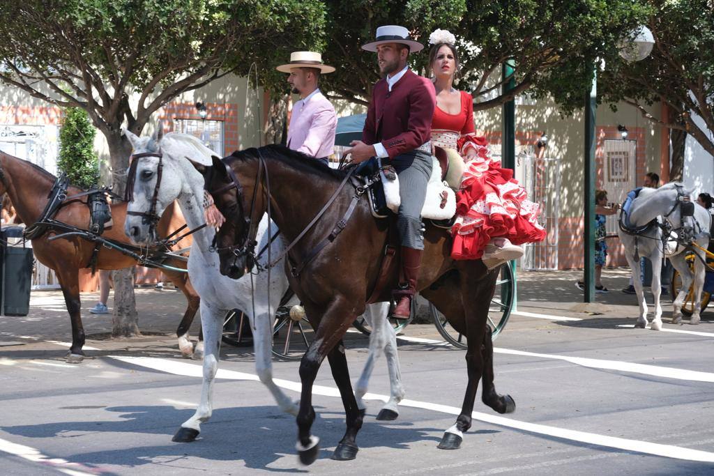 Ambiente del último día de la Feria de Málaga 2022. 