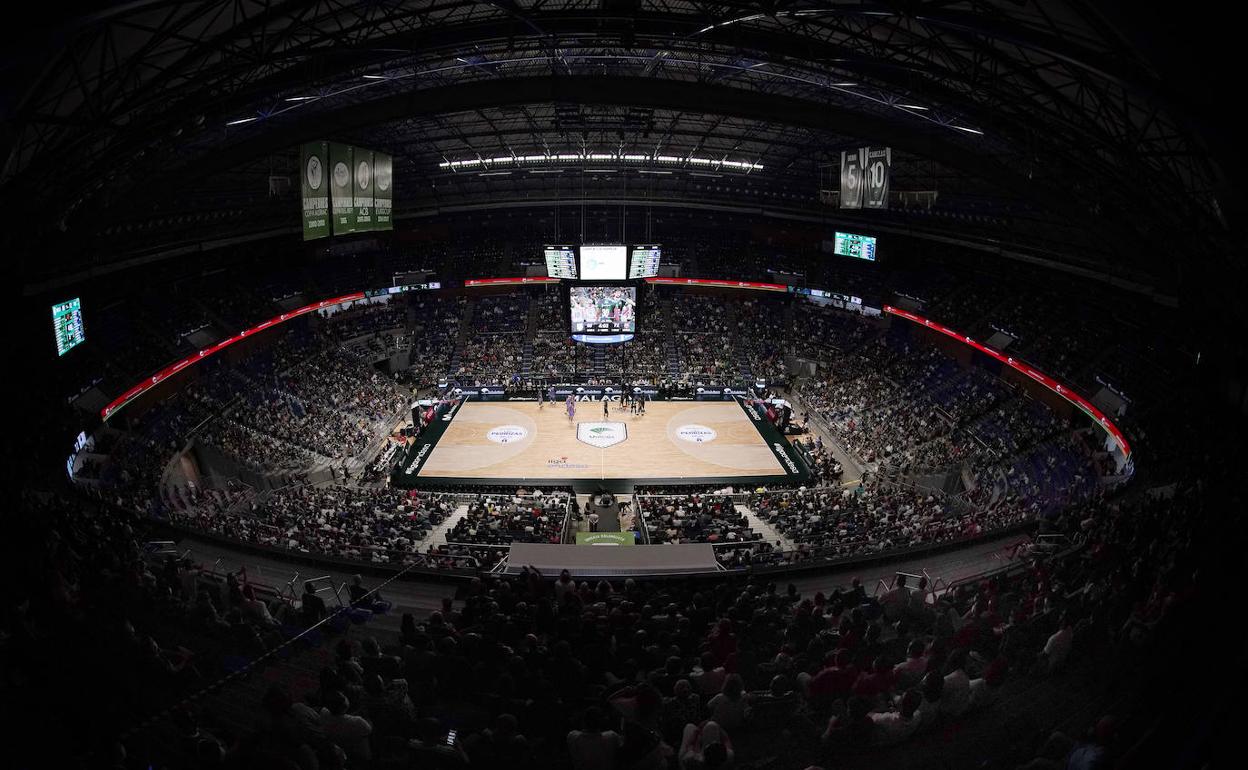 Panorámica del Martín Carpena en un partido del Unicaja reciente. 