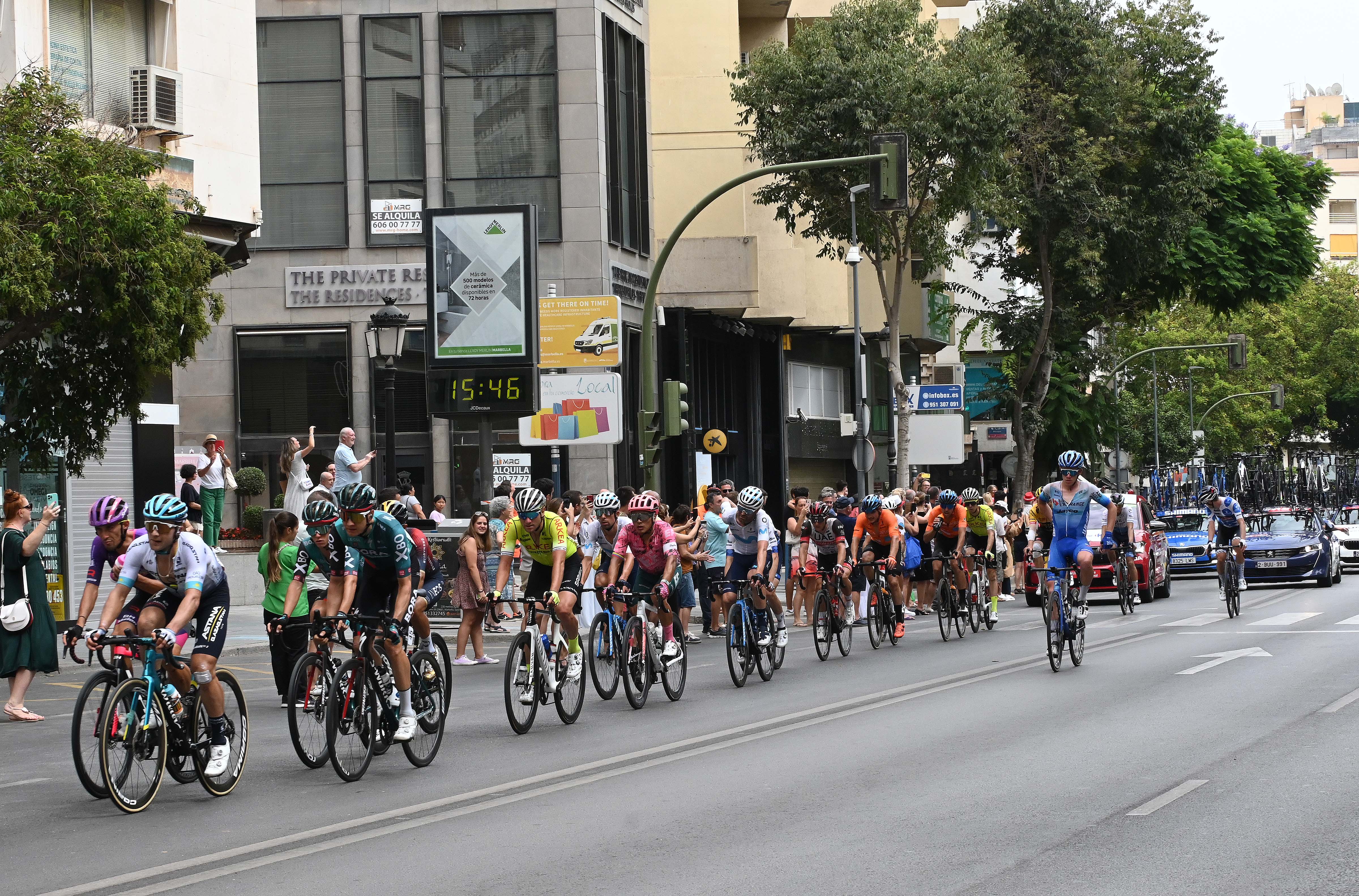 La Vuelta, a su paso por Marbella