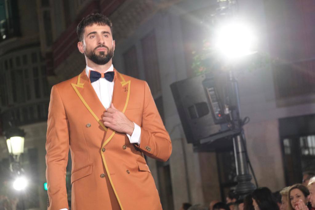 Modelos de Félix Ramiro, en la calle Larios. 