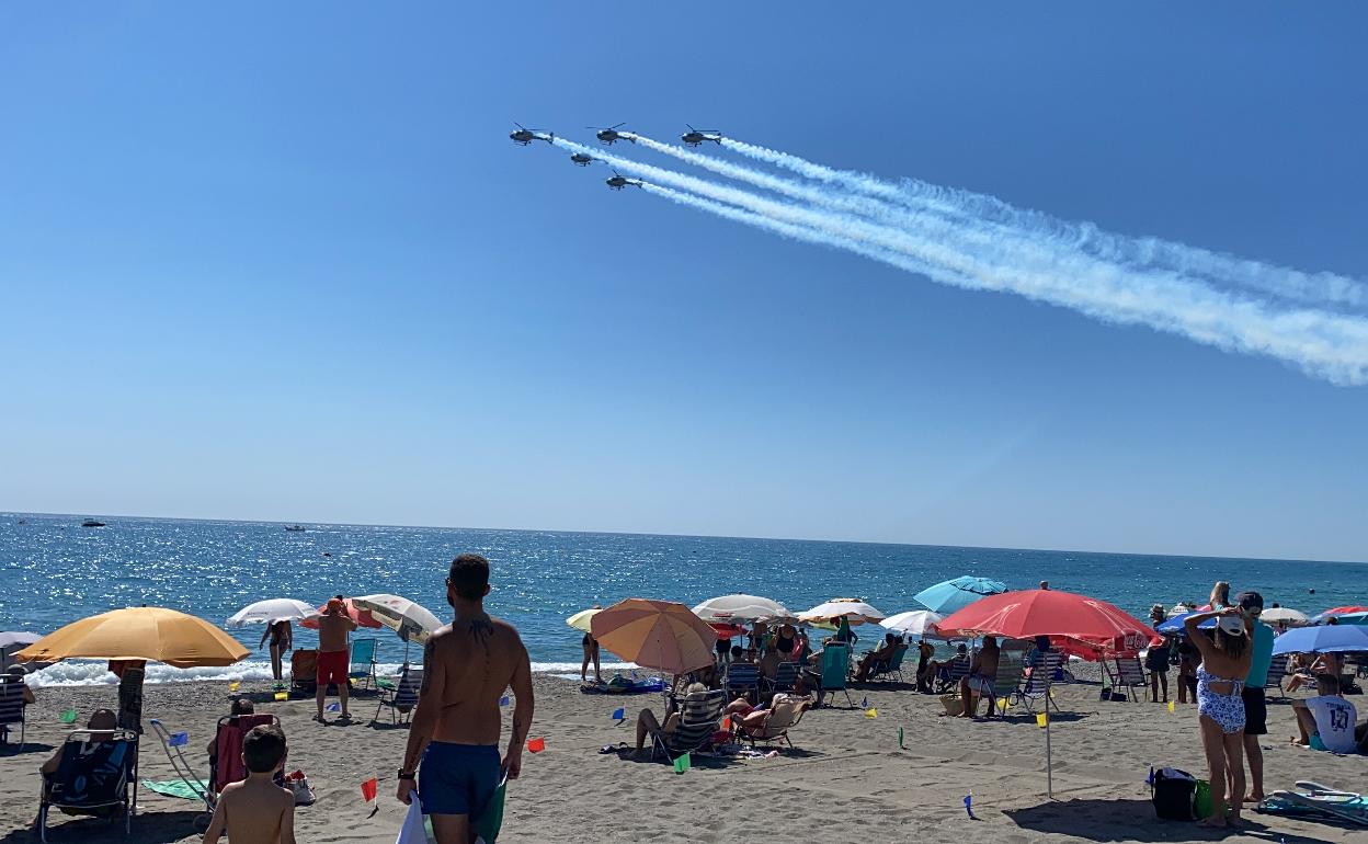 Imagen de la edición del pasado año del festival aéreo de Torre del Mar. 