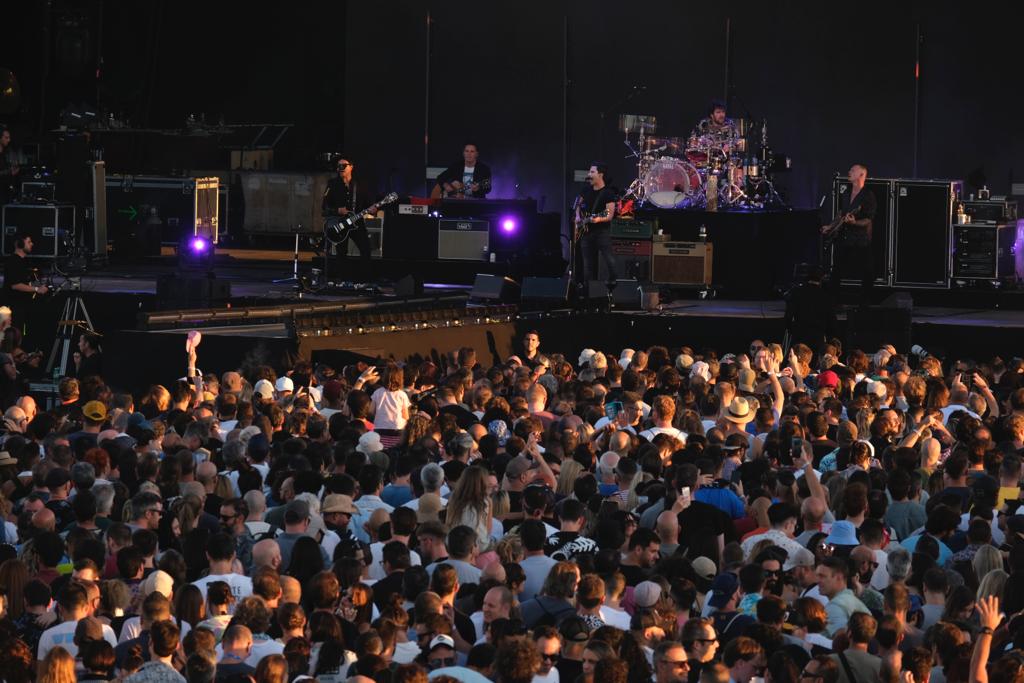 Ambiente durante la primera jornada de conciertos