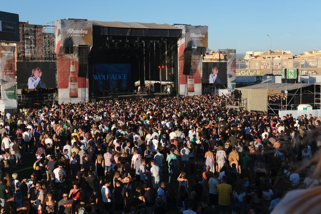 Ambiente durante las primeras horas del Andalucía Big Festival. 