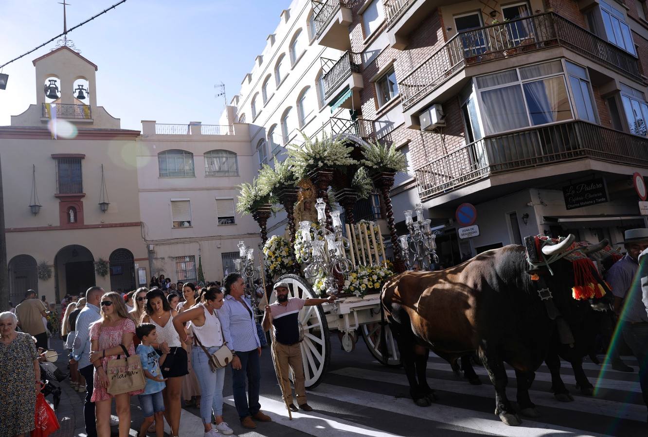 Regresa la romería de la Virgen de la Alegría de Málaga tras dos años