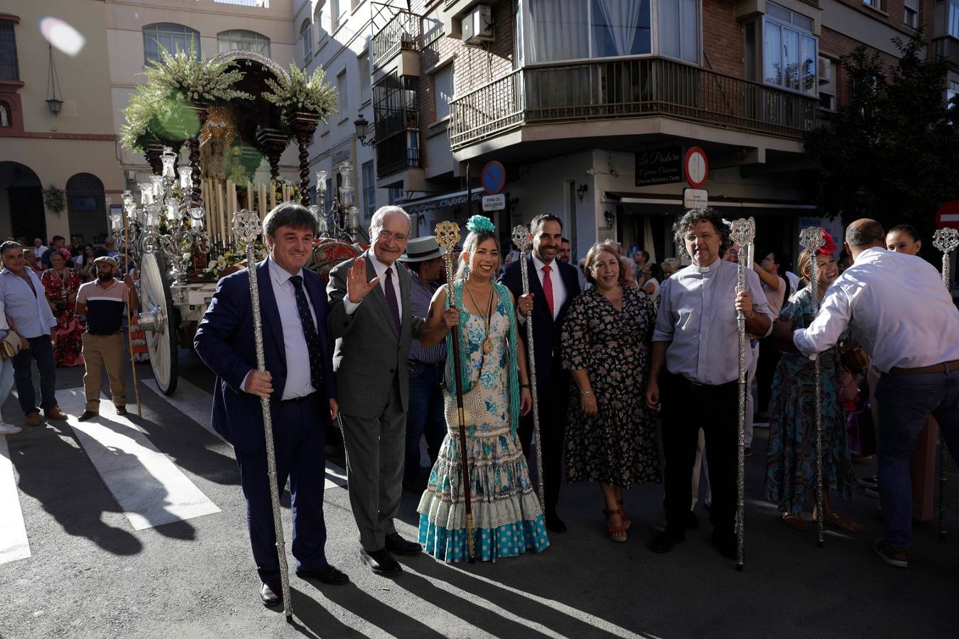 Regresa la romería de la Virgen de la Alegría de Málaga tras dos años