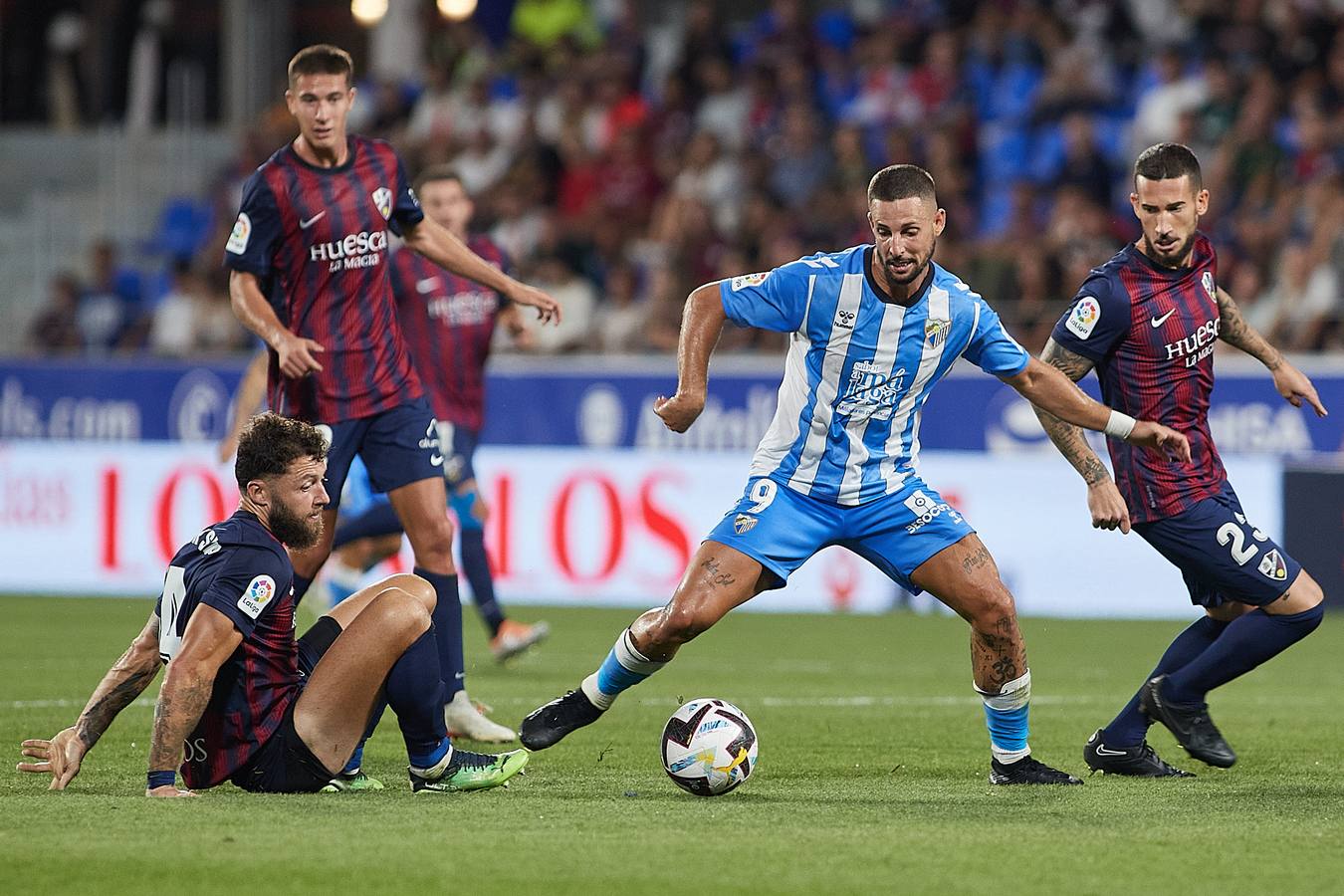 El Málaga ha visitado al Huesca en la quinta jornada. 