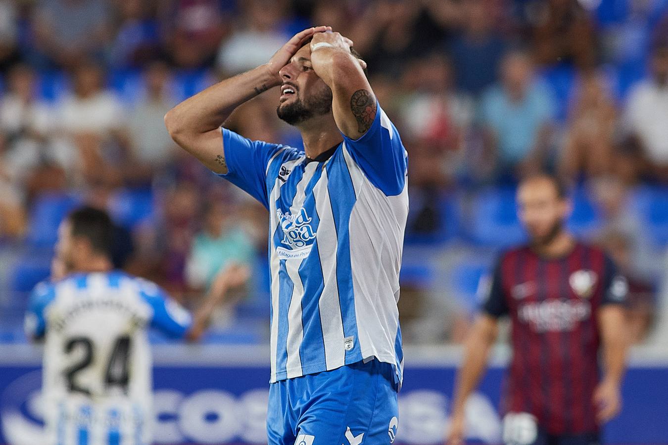 El Málaga ha visitado al Huesca en la quinta jornada. 