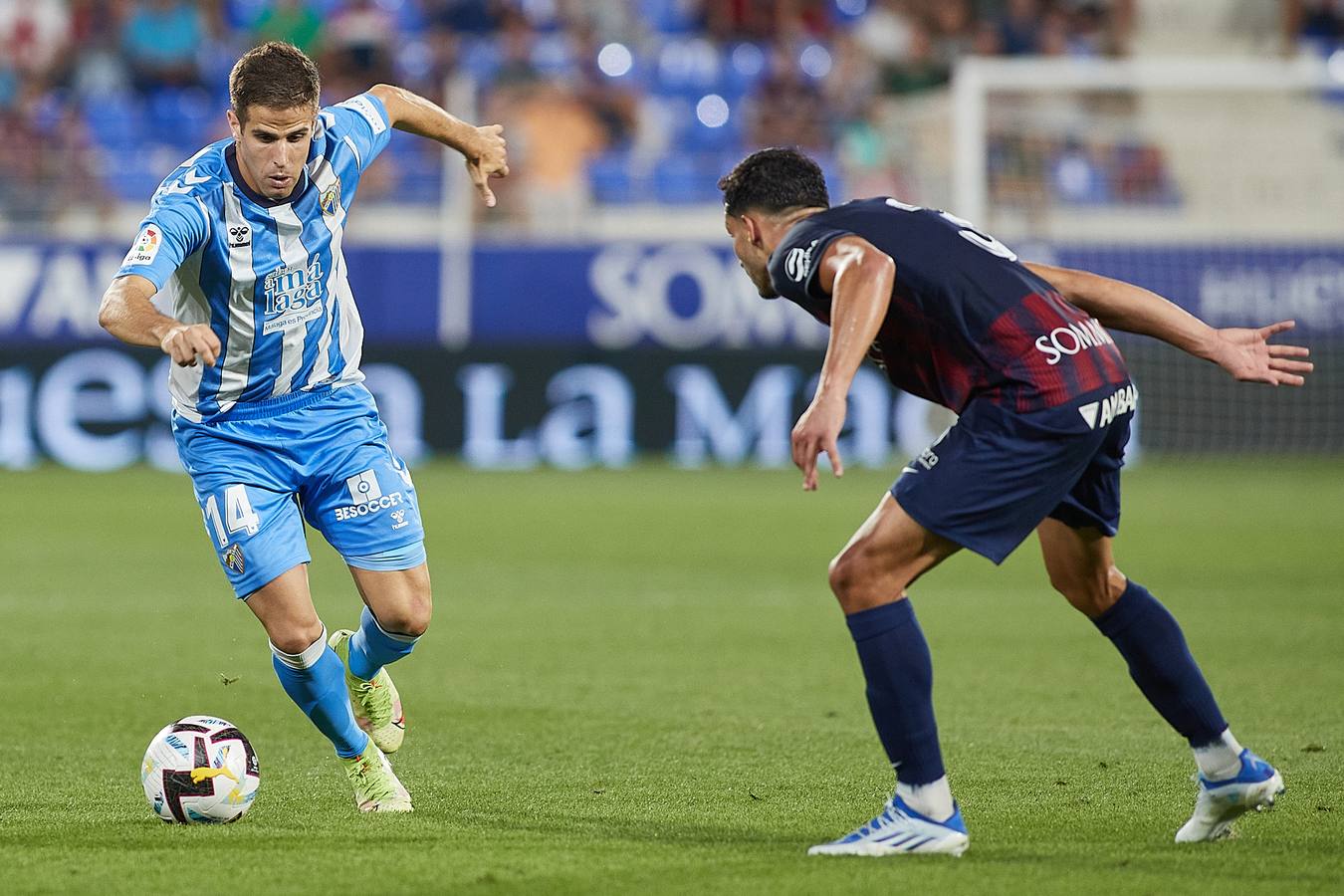 El Málaga ha visitado al Huesca en la quinta jornada. 