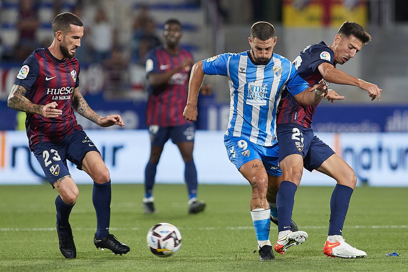 El Málaga ha visitado al Huesca en la quinta jornada. 