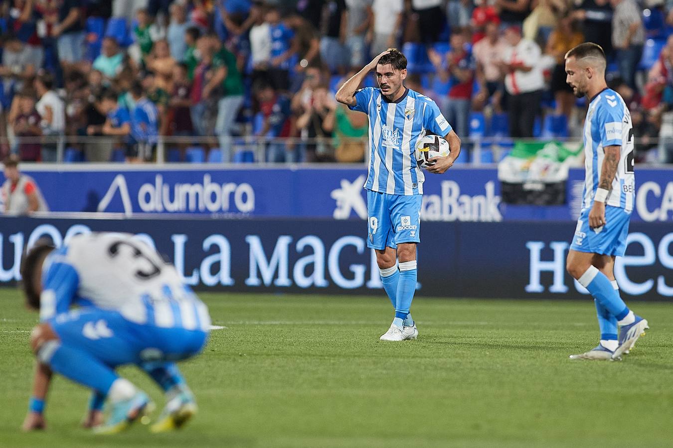 El Málaga ha visitado al Huesca en la quinta jornada. 