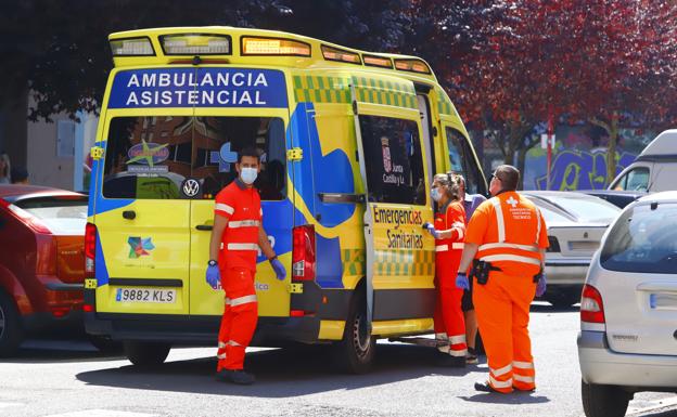 Una ambulancia en A Coruña