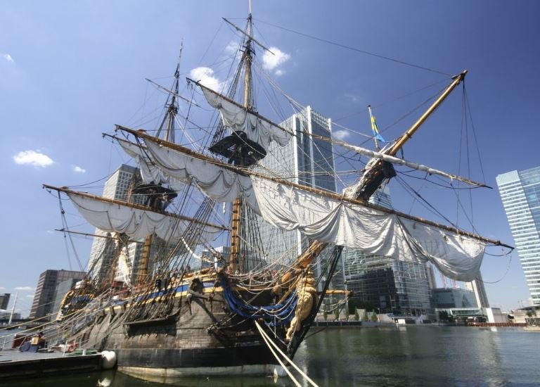 El buque sueco Götheborg podrá visitarse en el Puerto de Málaga. 