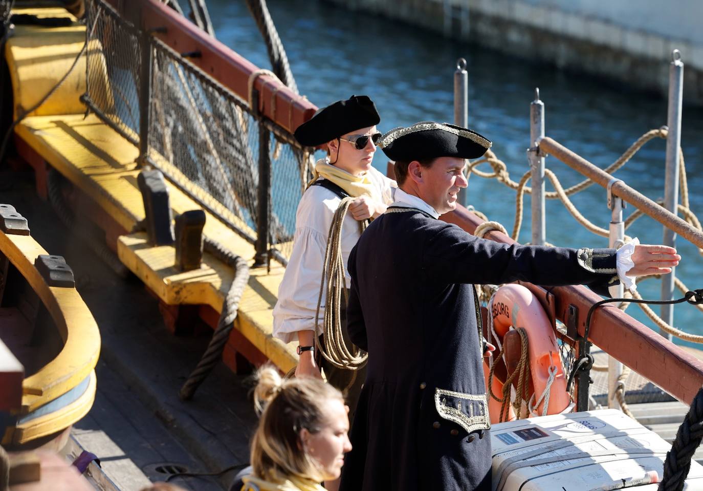 Hará escala en Málaga hasta el 19 de septiembre. Se trata de una réplica del velero de madera oceánico más grande del mundo, y una réplica de un barco de la Compañía Sueca de las Indias Orientales del siglo XVIII, el Götheborg de Suecia, que se hundió en la costa, cerca de Gotemburgo, en 1745. 