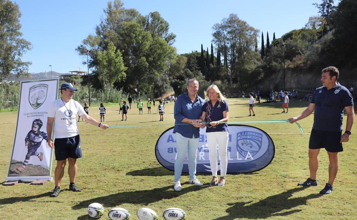 El Marbella Rugby Club ha inaugurado su nuevo campo de entrenamiento. 