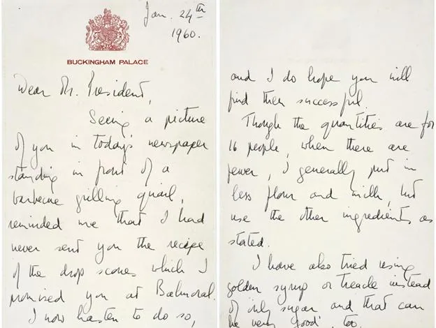 La carta de Isabel II a Eisenhower.