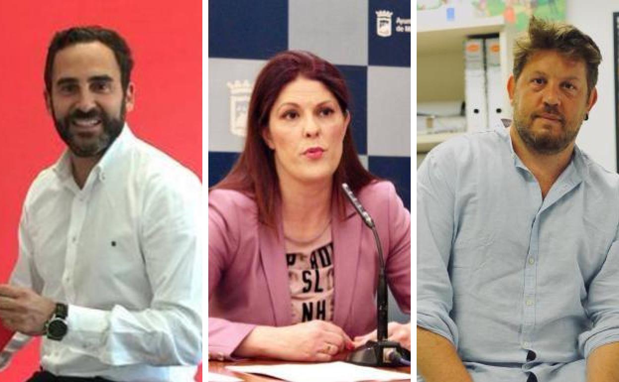 Dani Pérez, Noelia Losada y Nicolás Sguiglia. 