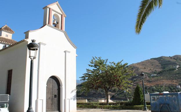 La ermita de San Sebastián está en la parte alta del casco urbano. 