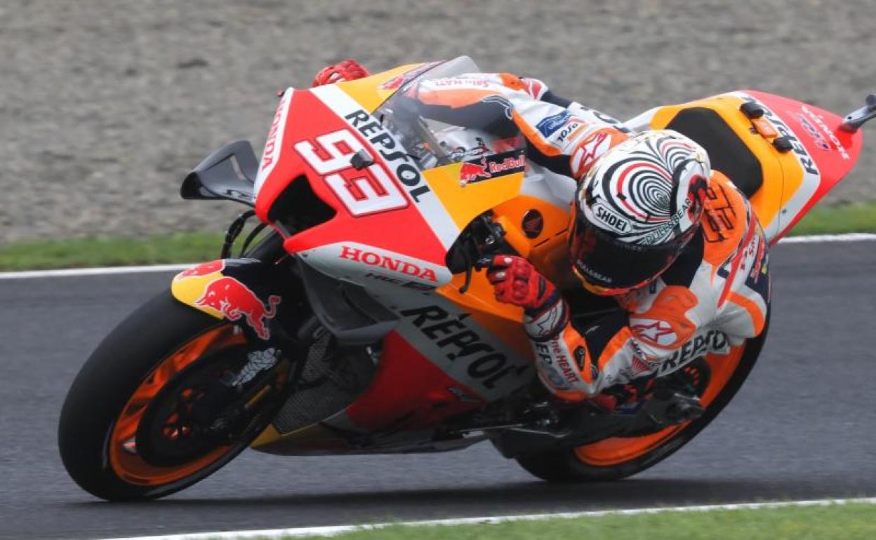 Marc Márquez, en el circuito de Motegi. 