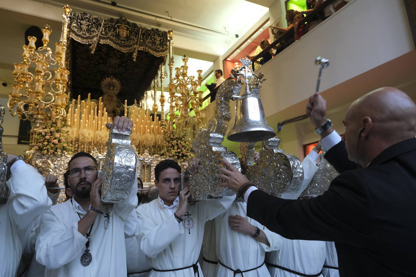 Se celebran los actos del centenario de la cofradía perchelera 