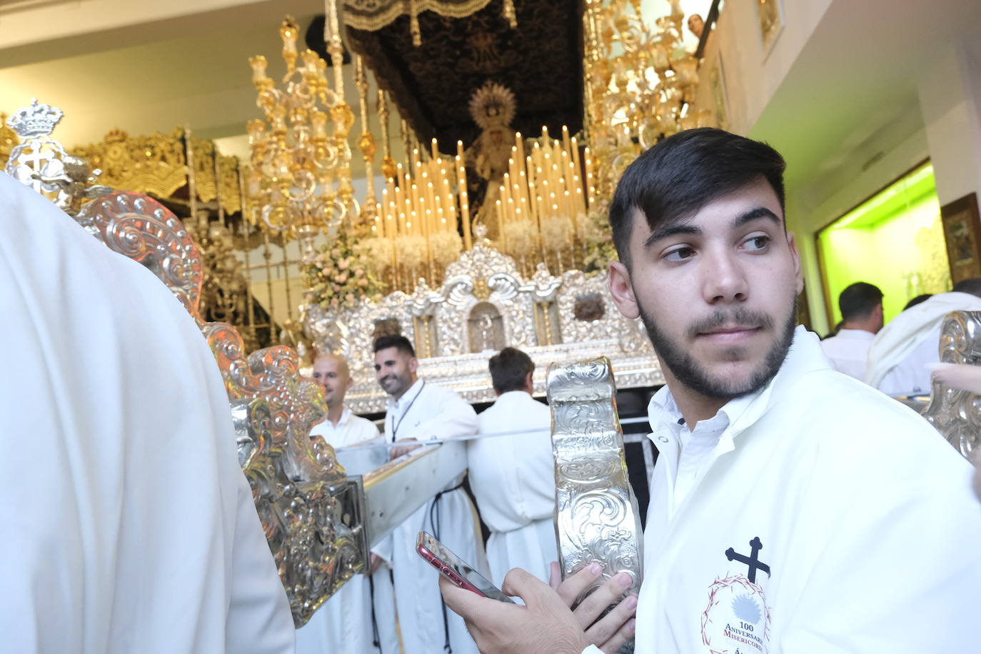 Se celebran los actos del centenario de la cofradía perchelera 