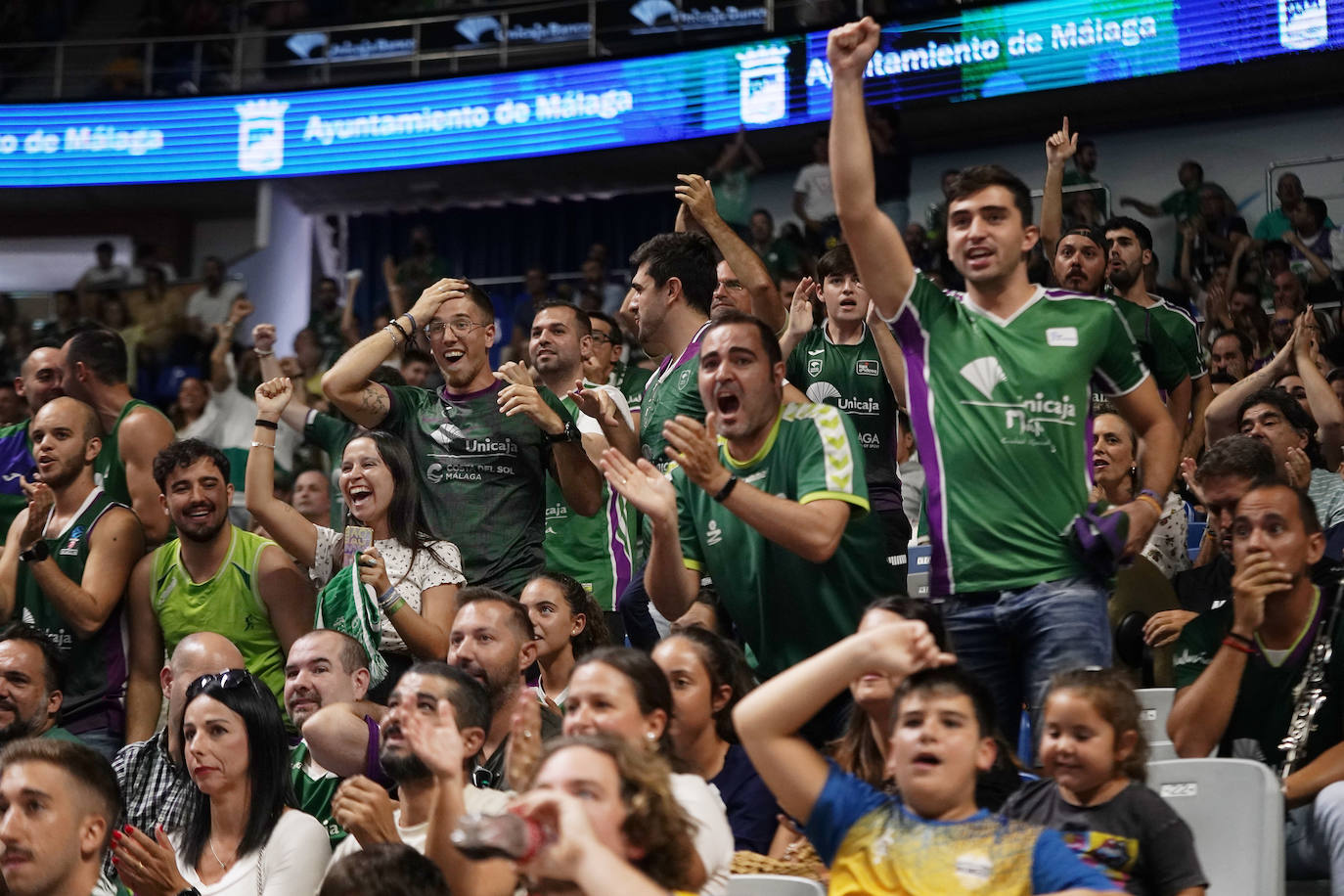 El Unicaja suma su primer triunfo de la temporada. 