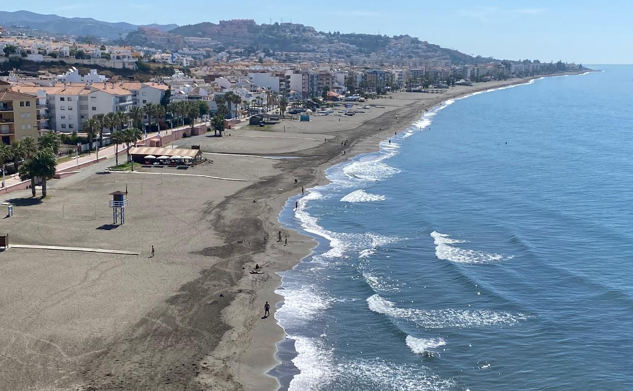 Vista panorámica del litoral rinconero. 