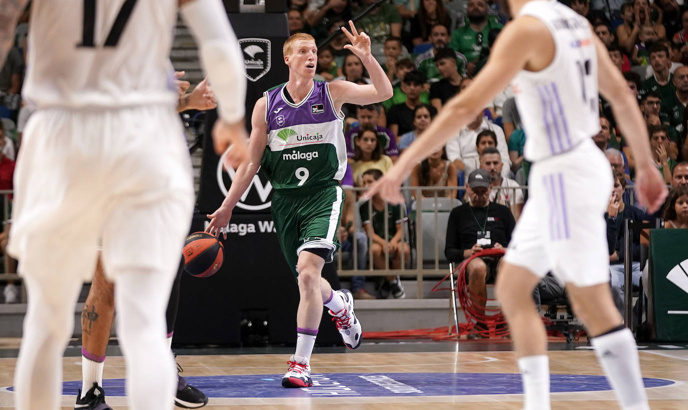 El cuadro malagueño se ha medido este domingo al Real Madrid arropado por un Martín Carpena lleno