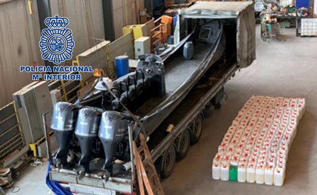 La trama alquilaba naves industriales donde acondicionaban las narcolanchas con motores de gran potencia