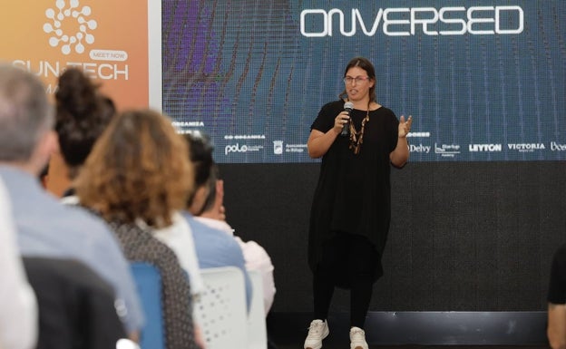 Mariana Flink, CEO de Onversed, ganadora de esta edición. 