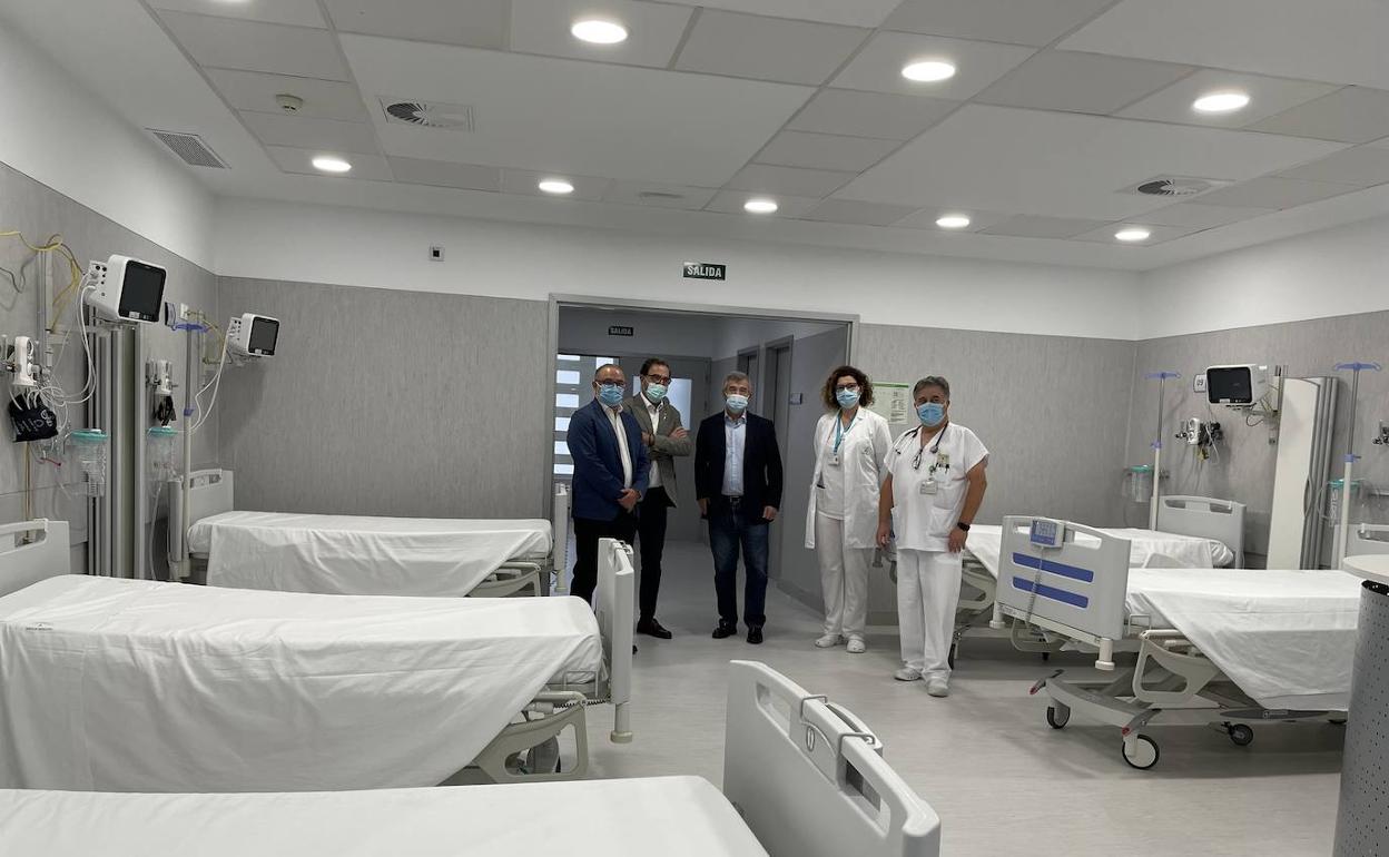 Zona de observación de la Unidad de Urgencias del Hospital de Alta Resolución de Estepona.