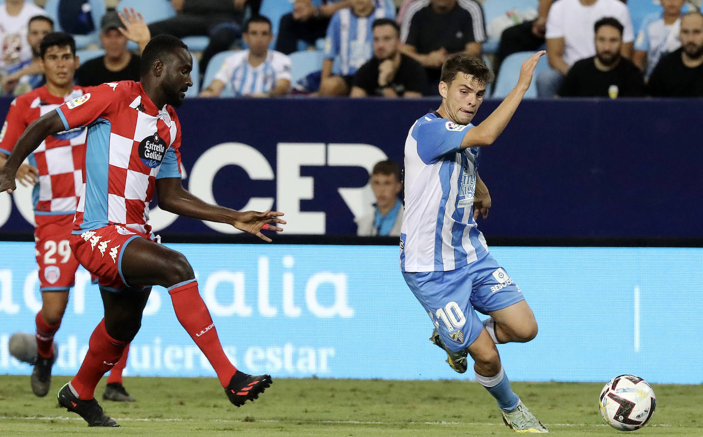 El Málaga se adelantó en el minuto 4 por medio de Cristian 