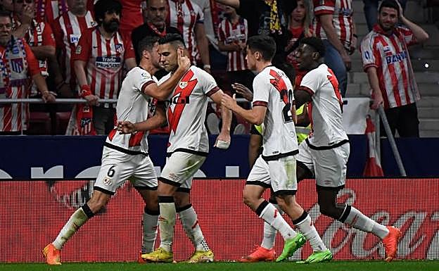 Falcao, tras el gol del empate en el Metropolitano.